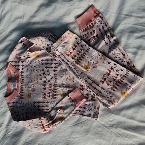 Hanna Andersson 12 days of Christmas pajamas 6-7 120